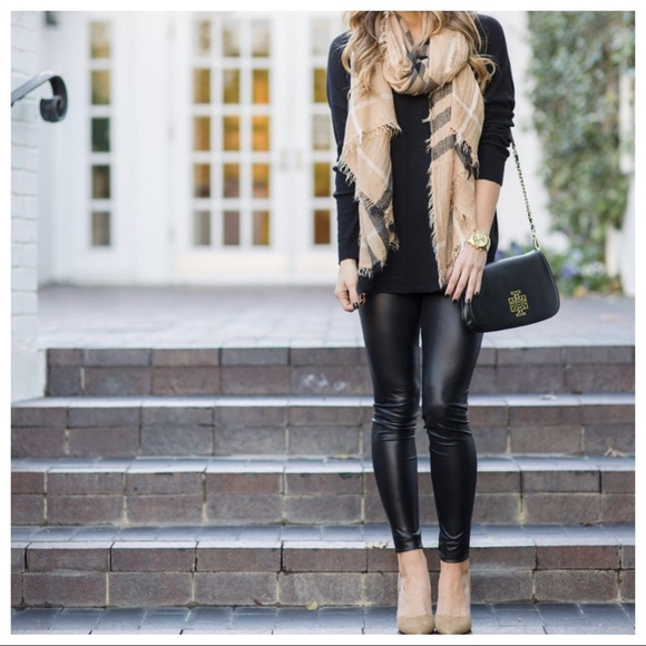 Faux leather slimming amazing fit leggings - Picture 4 of 6